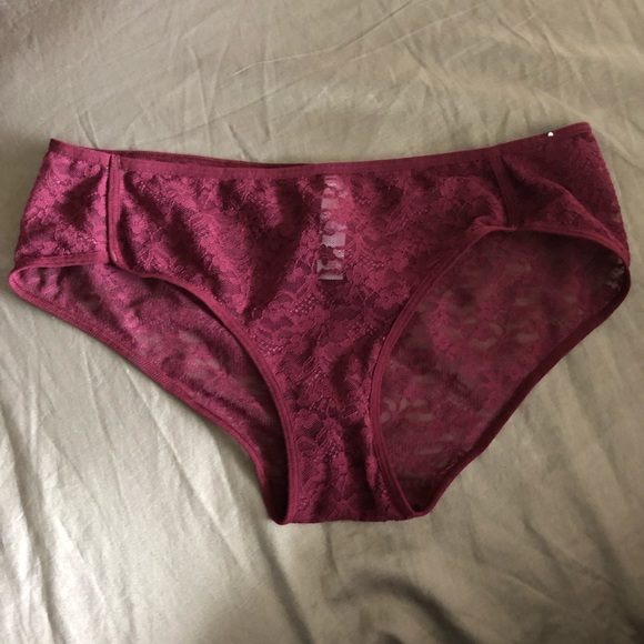 Burgundy Xhilaration Lace Intimate - Picture 1 of 3
